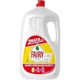Fairy S&uuml;per Ekonomik Paket Sıvı Bulaşık Deterjanı 2600 ml Limon Kokulu