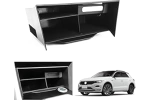 GAFAT Compatible avec VW T-ROC 2017-2024 2025 Boîte de Rangement pour Console Centrale, T Roc 2023 Organisateur Plateau Boîte À Gants Bas la Console Centrale, T Roc Accessoires