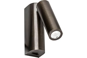 Faro Barcelona 68497 - ROB Lampe applique bronze avec lecteur