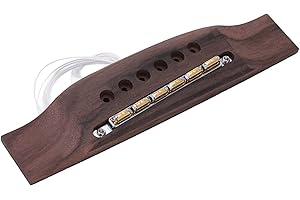 FOUF Micro de Guitare Acoustique, Micro Piézo pour Guitare à Cordes en Nylon, Micro Piézo Actif Dynamique pour Guitare Acoustique Folk Pont Rosace Instrument Accessoires