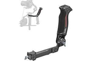 (Nuova Versione) SMALLRIG Impugnatura Regolabile per DJI RS 4 mini/Pro/RS 4, RS 3 mini/Pro/RS 3, RS 2 / RSC 2, Carico 8 kg / 17,6 LB, Impugnatura Ergonomica per Riprese ad Angolo Basso - 3028D