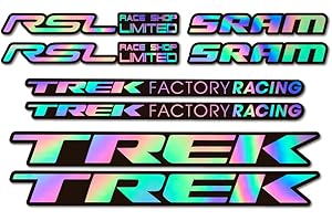STAR SAM Pegatinas compatibles con cuadro bici Trek Factory Racing RSL Sram