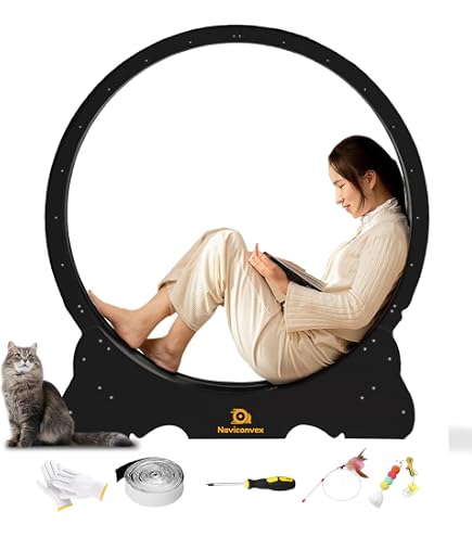 Katzenlaufrad Ersatzmatte, 240x26,5 Cm – Rutschfeste Laufmatte Für Katzenrad, Fitness-Komponente Aus Strapazierfähigem Tuch