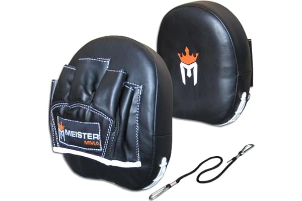 Meister Mitaines de Frappe Rembourrées Profilées (Paire) pour MMA et Boxe