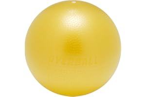 GYMNIC Soft Pilates Ball 23cm - Inflatable Ball with exercise guide - Use for Pilates, Yoga and Light Resistance Exercises (Home Gym & Gym Equipment)