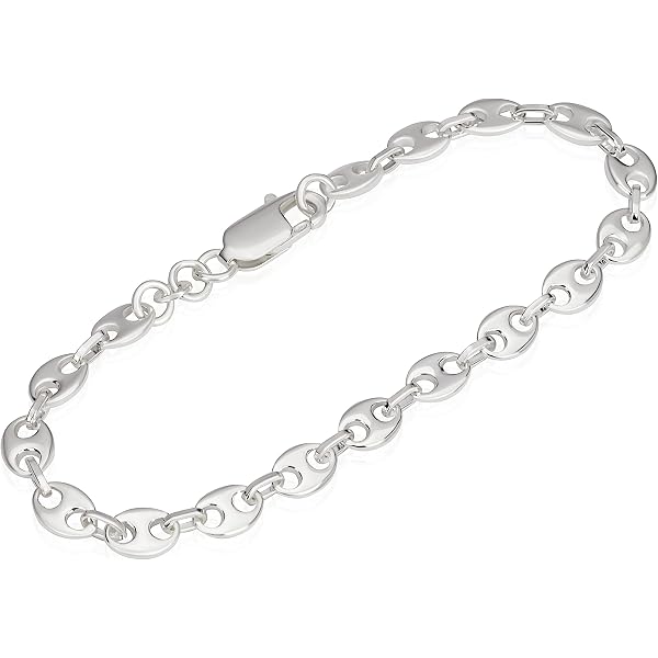 NKlaus Collana Catana A Sfere In Argento 925, 50 Cm, Larghezza 3 Mm, Con Moschettone, Regalo Donna