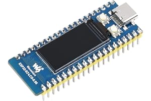Waveshare ESP32-S2 MCU 2.4 GHz WiFi Carte de Développement 240MHz Single Core 32-bit Wi-FI MCU Module pour IOT, Intégré 0.96 Pouces LCD Écran Display, Support C/C++, MicroPython, CircuitPython