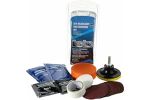 CLICLED Kit restauro fari Auto Moto Lucida rigenera ripara fanali opachi graffiati