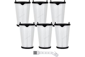 Rebirthcare 6 Stück Filter für AEG Ergorapido Akkustaubsauger Zubehör AEF150 CX7 Flexibility Animal Ersatzfilter für alle CX7-2 & QX8 Animal X Power CX7-2-45an CX7-2-i360 CX7-2-s360