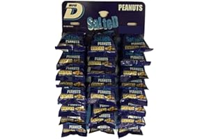 Big D Nuts on a Pub Card, Salted Peanuts, 50g (Pack of 24)