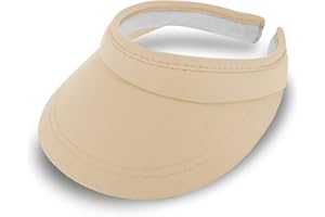 fiebig Visera | Clipvisor en Talla única Unisex | Gorra en Muchos Colores Hecha de 100% algodón | Gorra de Verano con Forro Interior de Tela de Rizo | Protección Solar para la Playa
