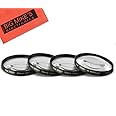 62mm Close-Up Filter Set (+1, +2, +4 and +10 Diopters) Magnificatoin Kit for Nikon Digital SLR Cameras Which Have Any Of These Nikon Lenses 20mm f/2.8 AIS, 20mm f/2.8D, 60mm f/2.8D, 60mm f/2.8G ED, 105mm f/2.8G, 70-300mm f/4-5.6G
