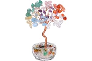 Jovivi Chakra Tree Crystal Tree of life Gifts for Women Mum Birthday Christmas,Healing Crystals Gemstone Tree Good Luck Positive Energy Chakra Gifts Home Room Decor Bedroom Accessories
