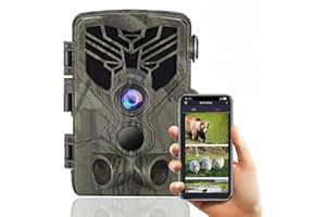 Suntek Wildkamera WLAN Bluetooth 36MP 4K mit App Jagdkamera Handyübertragung Nachtsicht