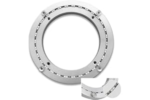 Duchunsheng Cuscinetto A Sfere Piatto da Tavolo Rotondo Liscio 50cm 60cm, Piatto Rotante Base Scultura, Supporto Girevole Piatto Rotante Base, Supporti Girevoli per Piani in Vetro Legno Marmo