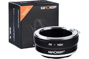 K&F Concept- Manuale Adattatore di Montaggio Lente: Compatibile con Lente Praktica a Corpo Fotocamera Sony E(Sony Nex)