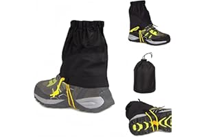 CHEVVY Paar Unisex Gamaschen Trail Gaiters Wandern Klettern Schneestiefel Gamaschen Wasserdicht Knöchelgamaschen Outdoor Schnee Wander Klettern