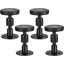JMIATRY 6 Tappi Regolabili Per Testiera Letto 84-113 Mm - Antiscivolo E Antirumore Per Mobili, Armadi E Divani