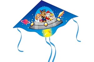 Oirigaga Dragón para niños, cometa de vuelo, dibujos animados anime, cometa infantil con asa, líneas y 4 colas para actividades al aire libre en la playa, parque, cometa pequeña, cometa de viento para