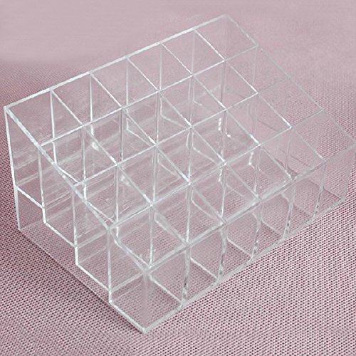 24 Klar Lippenstift Halter Organizer Lippenstifthalter Display Holder Kosmetik