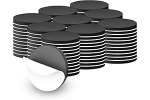 EXIN DEHCEN 100 Pezzi Calamite Adesive, 20mm Magneti Adesivi, Calamita Adesiva, Calamite Adesive Sottili Forti, Magneti Rotondi con Supporto Adesivo Magneti Autoadesivi Flessibili, per Scuola e Ufficio