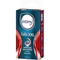 Préservatifs INTIMY Taille XL - Lot De 2 X 14 Unités | Lubrifiés Naturels