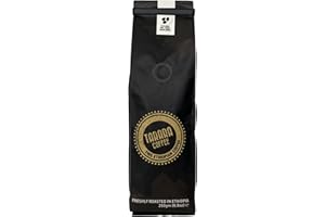 TARARA COFFEE FINE ETHIOPIAN COFFEE Tarara Coffee - Café Moulu Premium - 100% Arabica Pur Ethiopie - Torréfaction Artisanale Medium-Dark - Riche & Aromatique - 250g