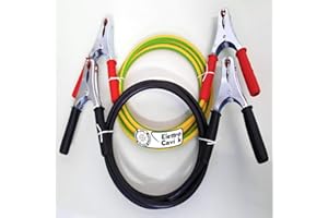 ELETTROCAVI K ® ELETTRO CAVI K - CAVI PER BATTERIA AUTO CAMION FURGONI TIR IN RAME 50 mm² 3 + 3 mt PROFESSIONALI FLESSIBILI CON PINZE IN ACCIAIO ZINCATO 400 A CON MORSETTIERA IN RAME