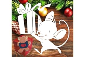 GOWXS Dibujos animados de ratón mueren para hacer tarjetas, plantillas de troquelado de ratón para álbumes de recortes, álbumes de fotos, plantillas, lindo broche