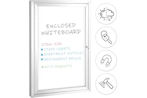 ‎S SWANCROWN Swansea Schaukasten Außen - Wetterfest, Magnetisch, Abschließbar, Alu Infokasten Plakatschaukasten, Schaukästen für Innen und Aussen 90X60cm