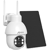 Telecamera Aosu T2 Ultra 4K UHD Esterna A Batteria Solare, Con AosuBase 2.0, Visione Notturna TrueColor, Rotazione 360°, Tracking Automatico, Storage 32GB, No Costi Abbonamento