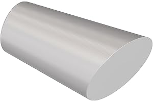 Flairdeco Endstücke für 20 mm Ø Gardinenstange, Konus, Metall, Silbergrau, 2 Stück