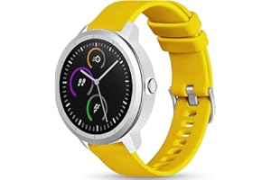 Vobafe Cinturino per Garmin Venu/2 Plus/sq/sq2 Music/Vivoactive 3/Forerunner 55/245/645, Cinturino in silicone morbido da 20mm per Garmin Instinct 2S/Vivomove HR/Fenix 7S