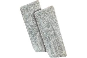 SAUBER MEISTER Liseré Vert Lingettes pour Balai Smart MOP Compact - Gris - Lot de 2