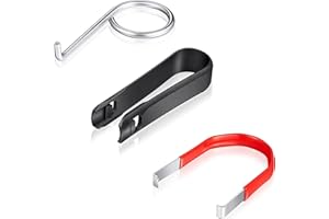 BASTOUR Outil Demontage pour Couvre-écrous, É crou de Roue Décapant du Couvercle du Capuchon de Boulon de Roue, Extracteur de Pincettes pour Couvre écrous, Voiture Couvre l'outil d'extraction, 3 Pièces