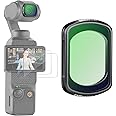 NEEWER Magnetic Black Diffusion 1/4 Effect Filter Compatible with DJI OSMO Pocket 3, Dreamy Cinematic Mist Lens Filter Ultra Slim Frame & Multi Coated HD Optical Glass, 2 LCD Touch Screen Protectors