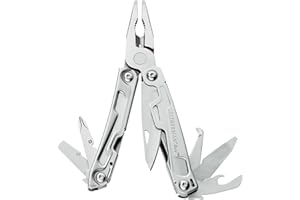 Leatherman Rev – Kleines Multi-Tool mit 14 praktischen Werkzeugen – Allzweckwerkzeug für den Outdoor- und Camping-Bereich – Edelstahl