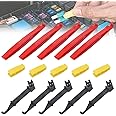 WENRERO 15 PCS Fuse Puller Pliers Mini Fuse Extractor Puller Automotive Car Fuse Clip Fuse Remover Tool for Car Fuse Glass Fuse Puller Insertion Tool (Red Yellow Black)