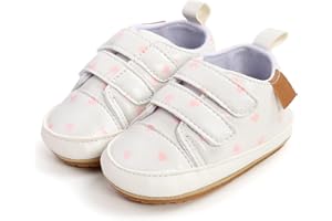 MAHUAOYIXI Scarpe in Pelle per Neonati Tinta Unita Scarpe da Bambine Chiuse Scarpe da Festa da Passeggio in Spiaggia all'aperto Scarpe Battesimo Neonata Bambina Elegante