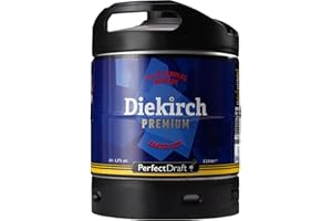‎HOPT Diekirch Premium Pils, Internationales Premium Pils-Bier aus Luxemburg, Optimal Draft (1 x 6l) MEHRWEG Fassbier
