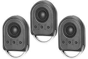LUIRSAY Lot de 3 Telecommande Portail 1841064,433,42 MHz 4 Canaux Télécommande Portail pour K-go 4, K-tis 2/4, K-tis NS 2/4, Bip Portail de Garage,Noir