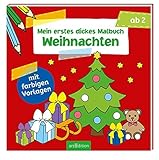 Image de Mein erstes dickes Malbuch Weihnachten (Malbuch ab 2 Jahren)