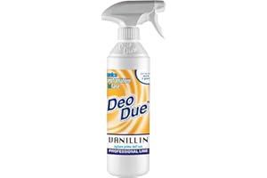 Cubex Professional | 1 Deo due Vanillin, zweiphasiger Raumduft, 500 ml, hochwertig, für Innen, Außen und Reinigung, ideal für Vorhänge, Stoffe und Räume mit Haustieren