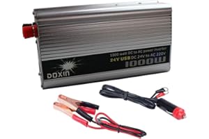 BOOMBOOST Portable 1000W Car Power Inverter Adapter USB DC 24V AC 220V Charger Converter (1000W)