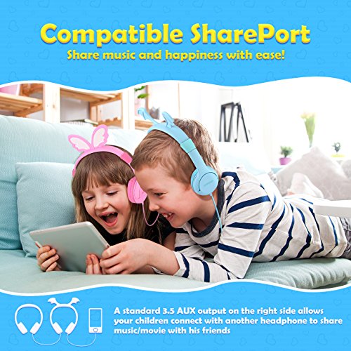 Kids-Headphones-Mpow-Childrens-Headphones-85dB-Volume-Limit-Hearing-Protection
