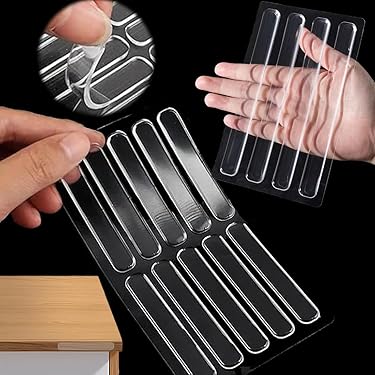cyclingcolors Set van 20 houten wiggen - Kleine maten (10 x 6 mm 10 x 12 mm) - Deurmontage - Voor doe-het-zelf - Grote meubels - 55 mm x 20 mm