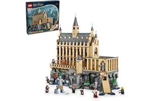 LEGO Harry Potter Zamek Hogwart: Wielka Sala, Kolekcjonerska Zabawka dla 10-latka z 11 Minifigurkami, w tym Hermiona Granger i Ron Weasley, Prezenty dla Dziewczynek i Chłopców, 76435