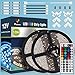 Produktbild LED Strip, 10M RGB SMD5050 LED Streifen, IP65 Wasserdicht Flexibles LED Lichtband, Leiste Band Beleuchtung, 44 Tasten Fernbedienung, Controller, 12V5A Netzteil, Stripe Verbinder, Streifen Verlängerung