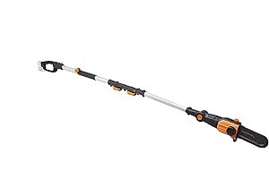WORX WG349E.9 Cordless Pole Pruner/Saw, (Tool only, Battery and Charger Sold Separately), Black, 18V (20V Max)
