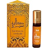 Sandalia Ambari Attar Oil by Dukhni | Arabic perfume oils for men and women | 100% pure ittar roll on perfume, chandan, sanda